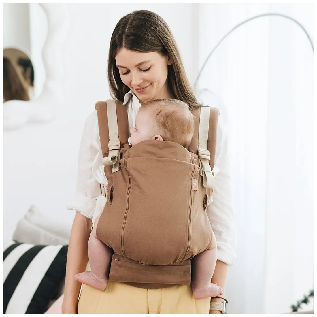 Mochila Portabebes One Pecan Love And Carry